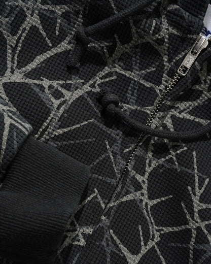 Thorn Camo Waffle Zip-Thru Hood