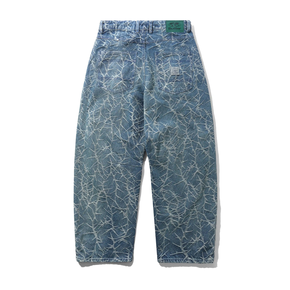 Thorn Camo Wide Cut Denim Jeans
