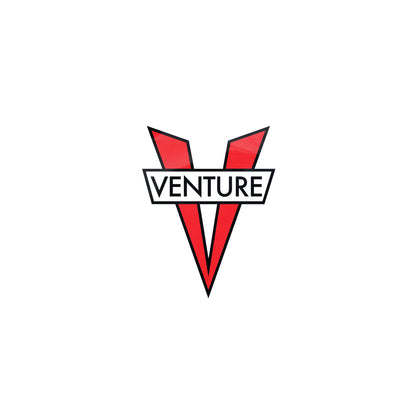 V Die Cut Sticker