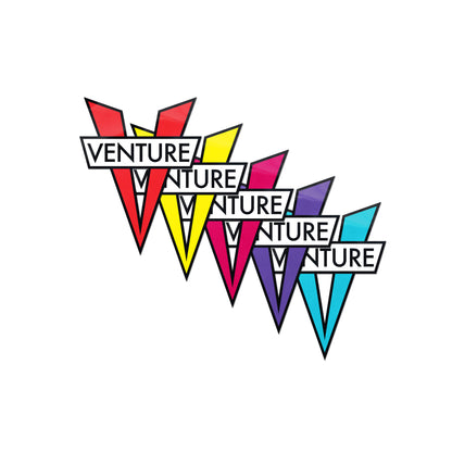 V Die Cut Sticker