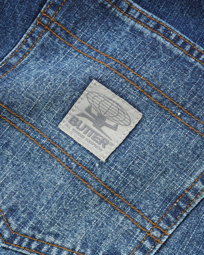 Wide Cut Denim Jeans