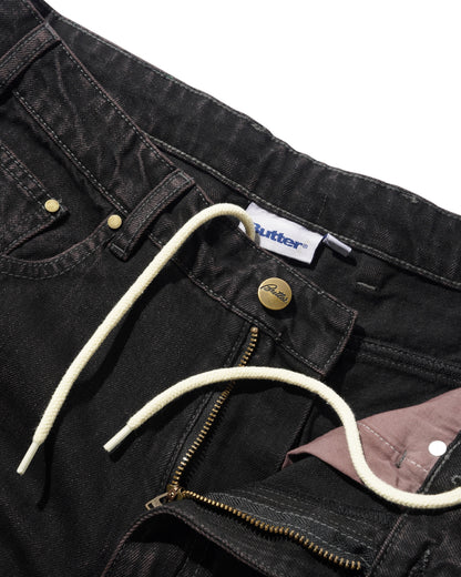 Wide Cut Denim Jeans