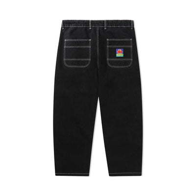 Butter Goods: Work Double Knee Pants, Washed Black | Beyond Skate