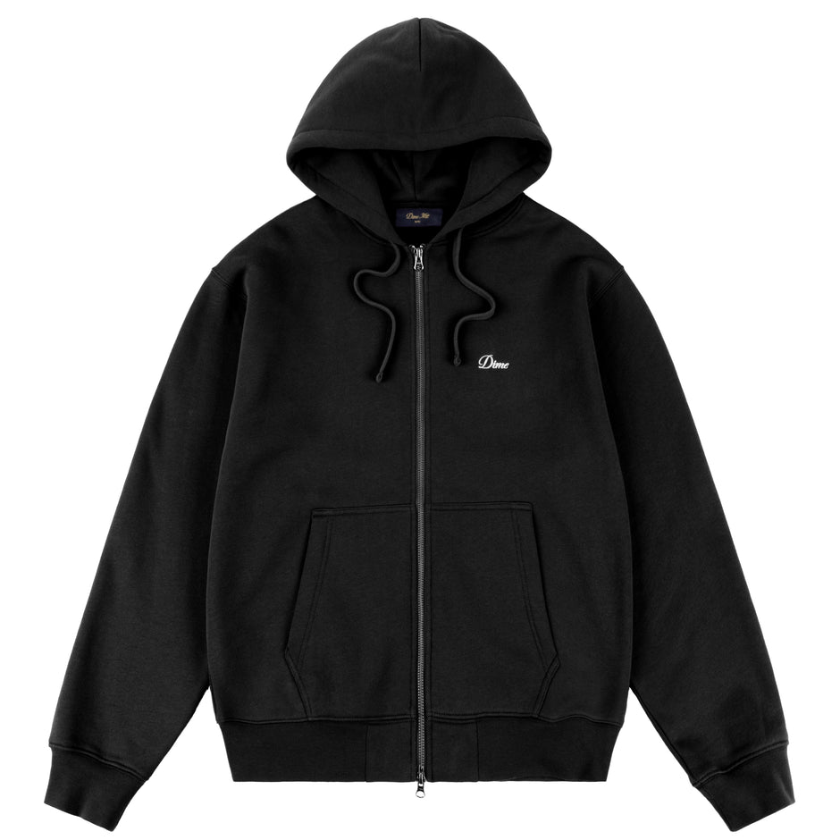 Cursive Zip Hoodie