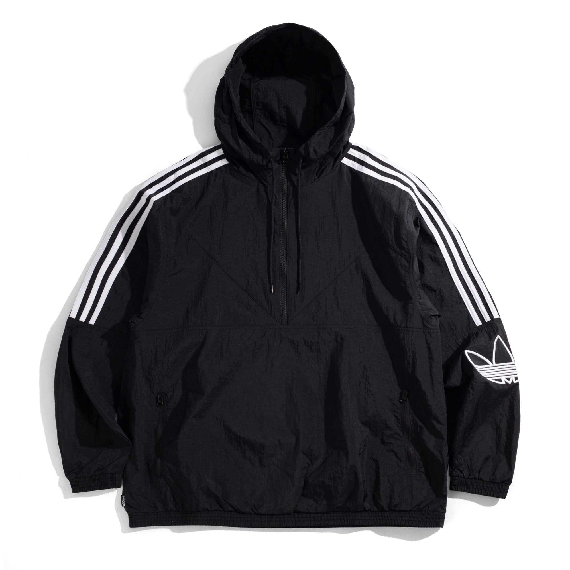 Adidas anorak black store