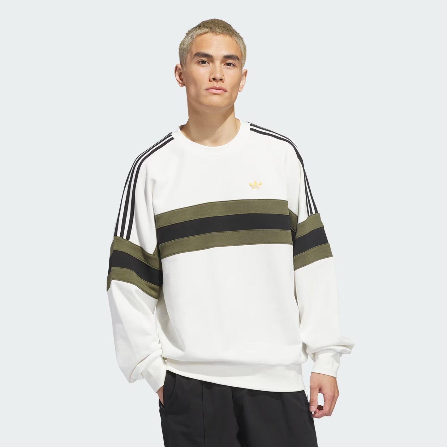 White / Olive / black
