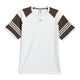 Crystal White / Dark Brown