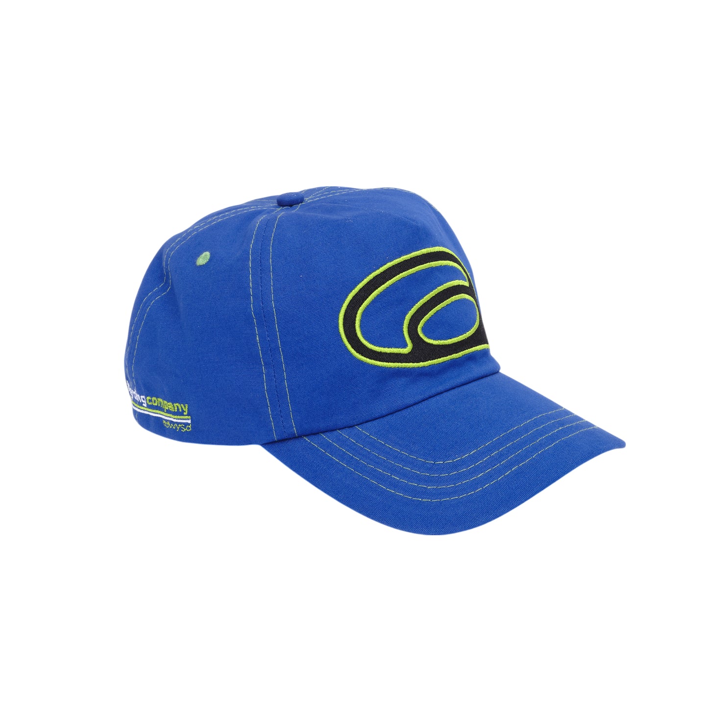 Oval Logo Contrast Canvas Cap