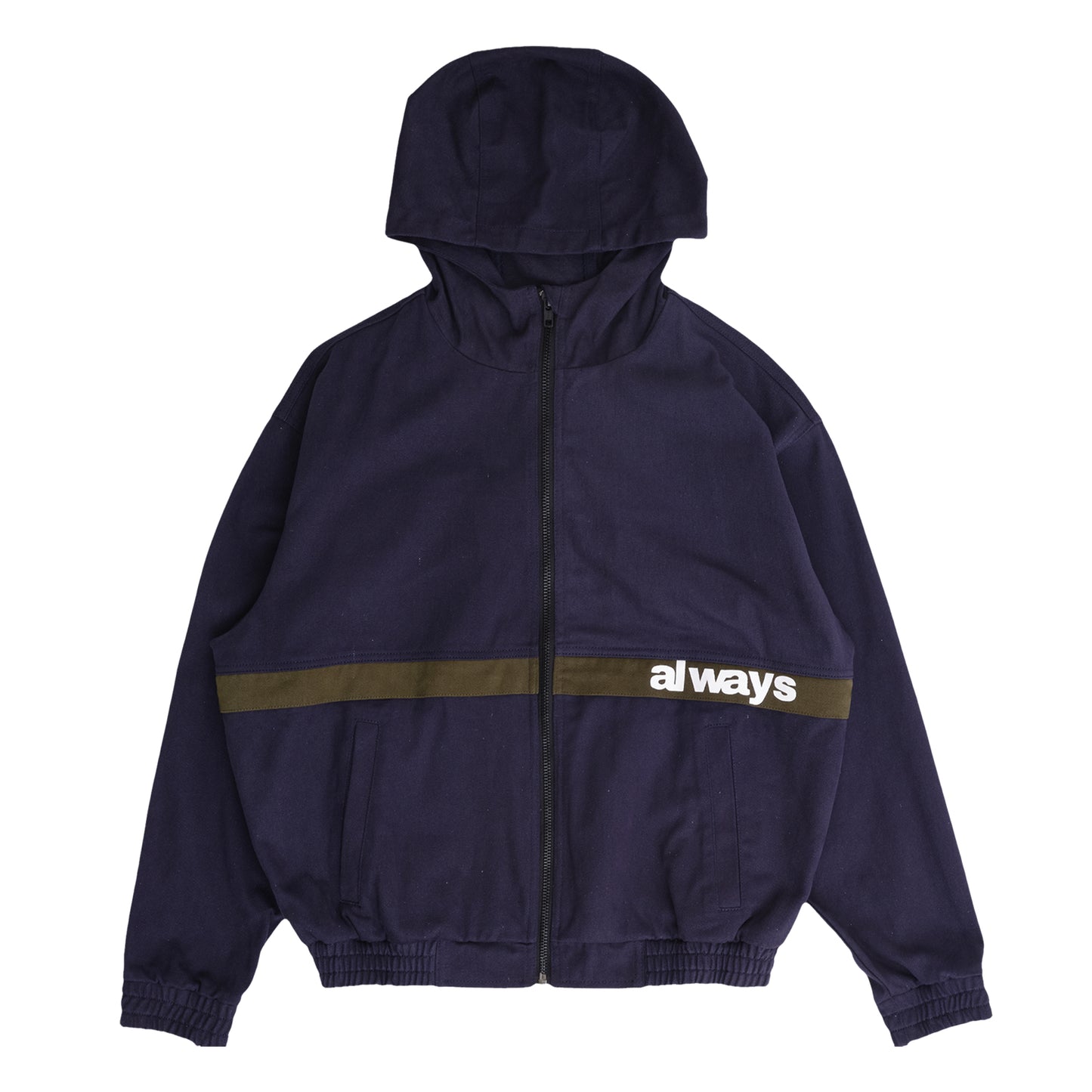 Two Tone Canvas Bomber Jack