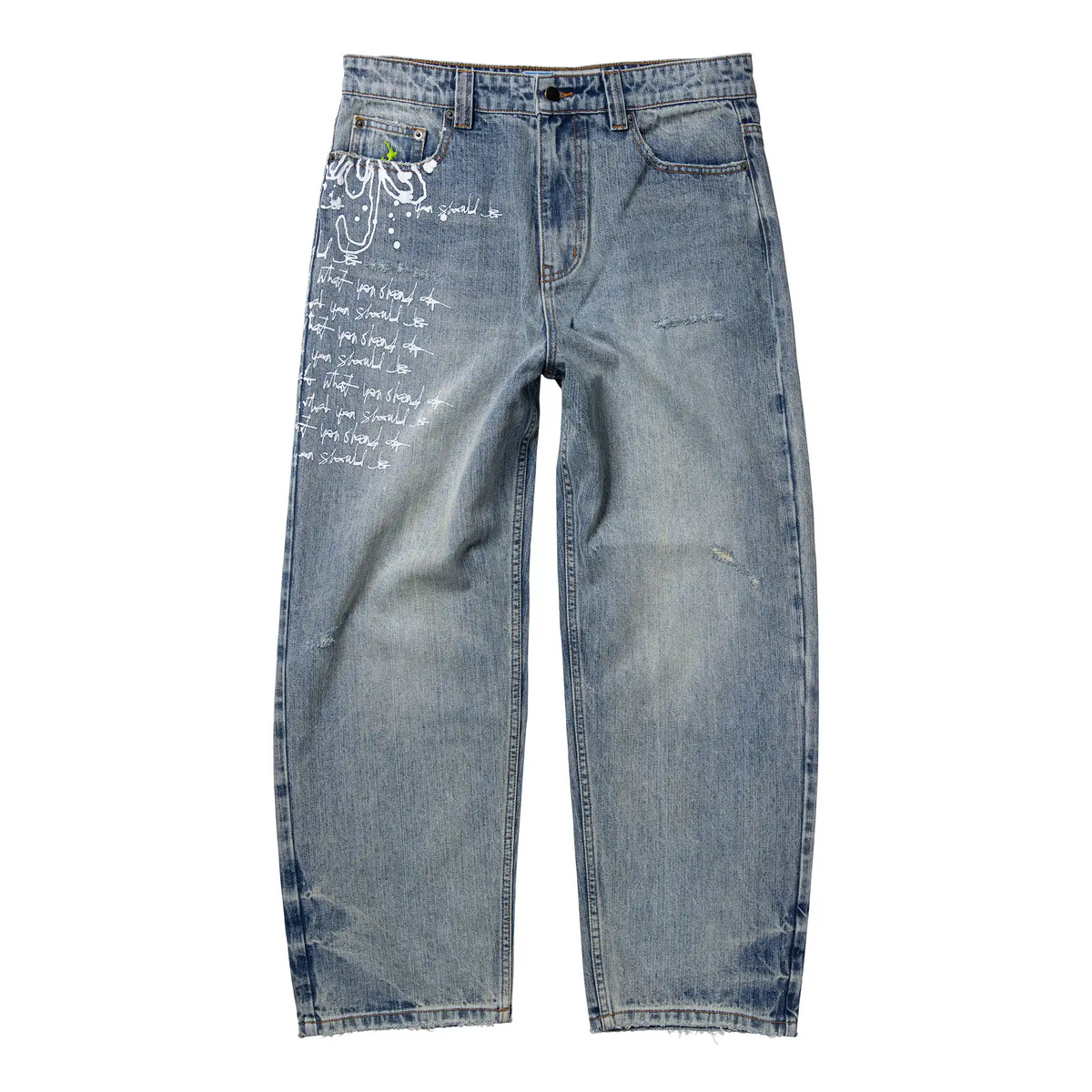 Washed Light Blue