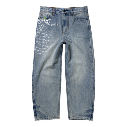 Washed Light Blue