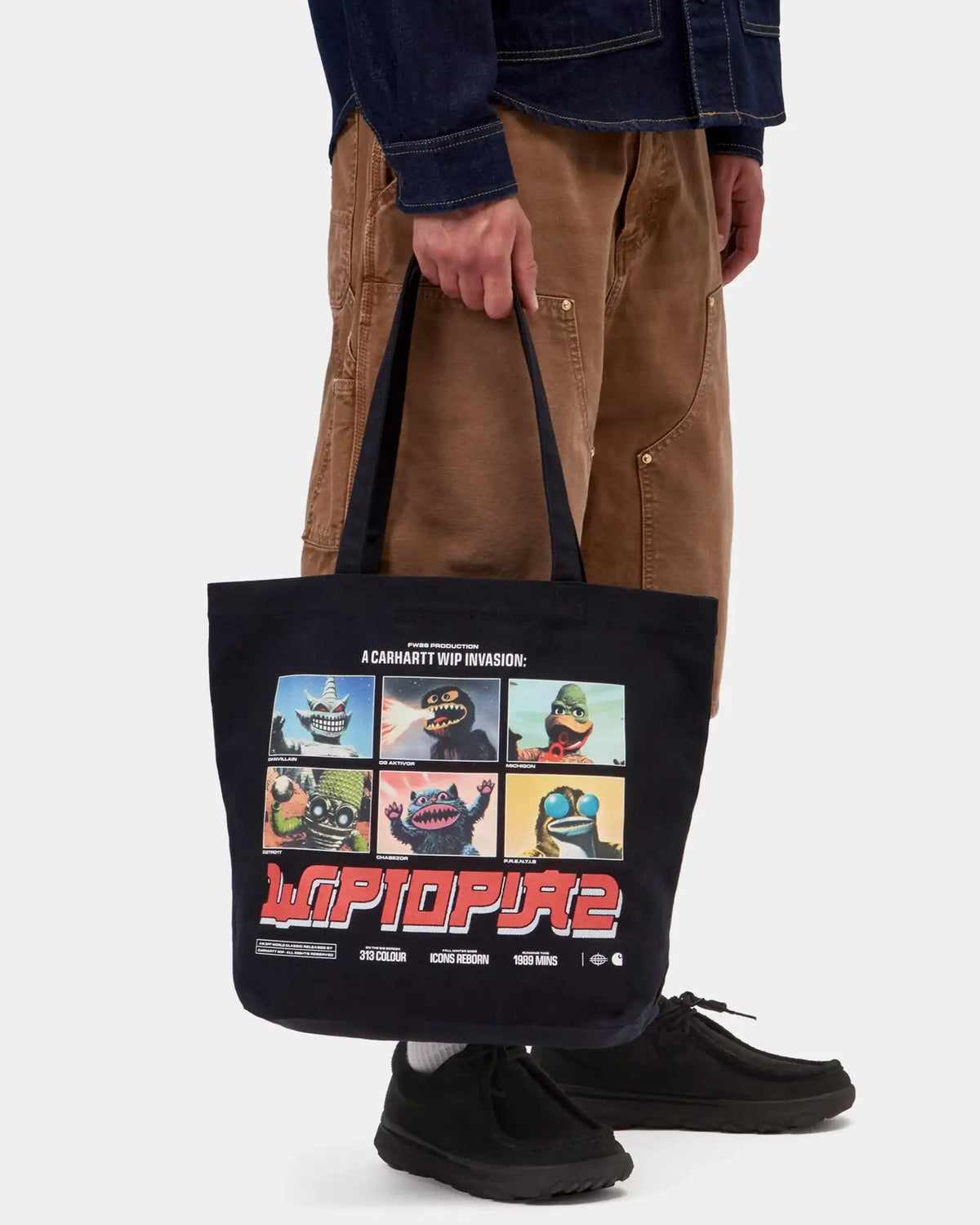 Canvas Graphic Tote Bag