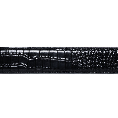 Croc Skin Leather Belt