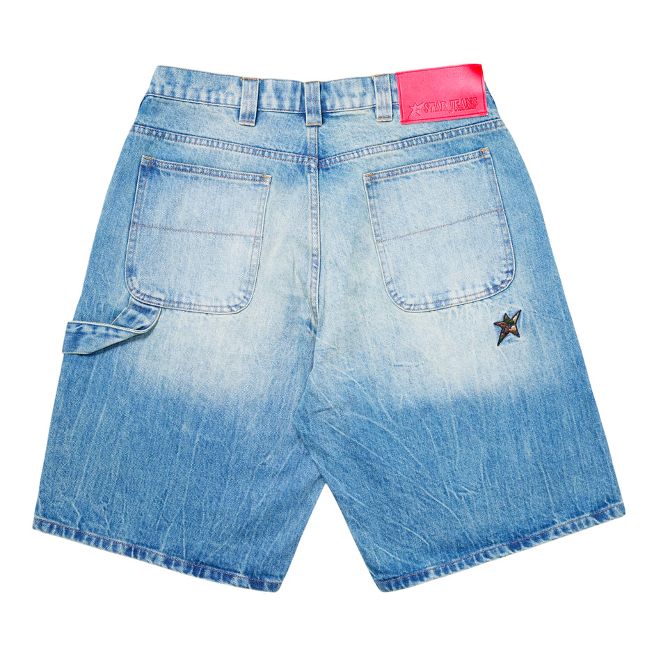 Faded C-Star Denim Shorts