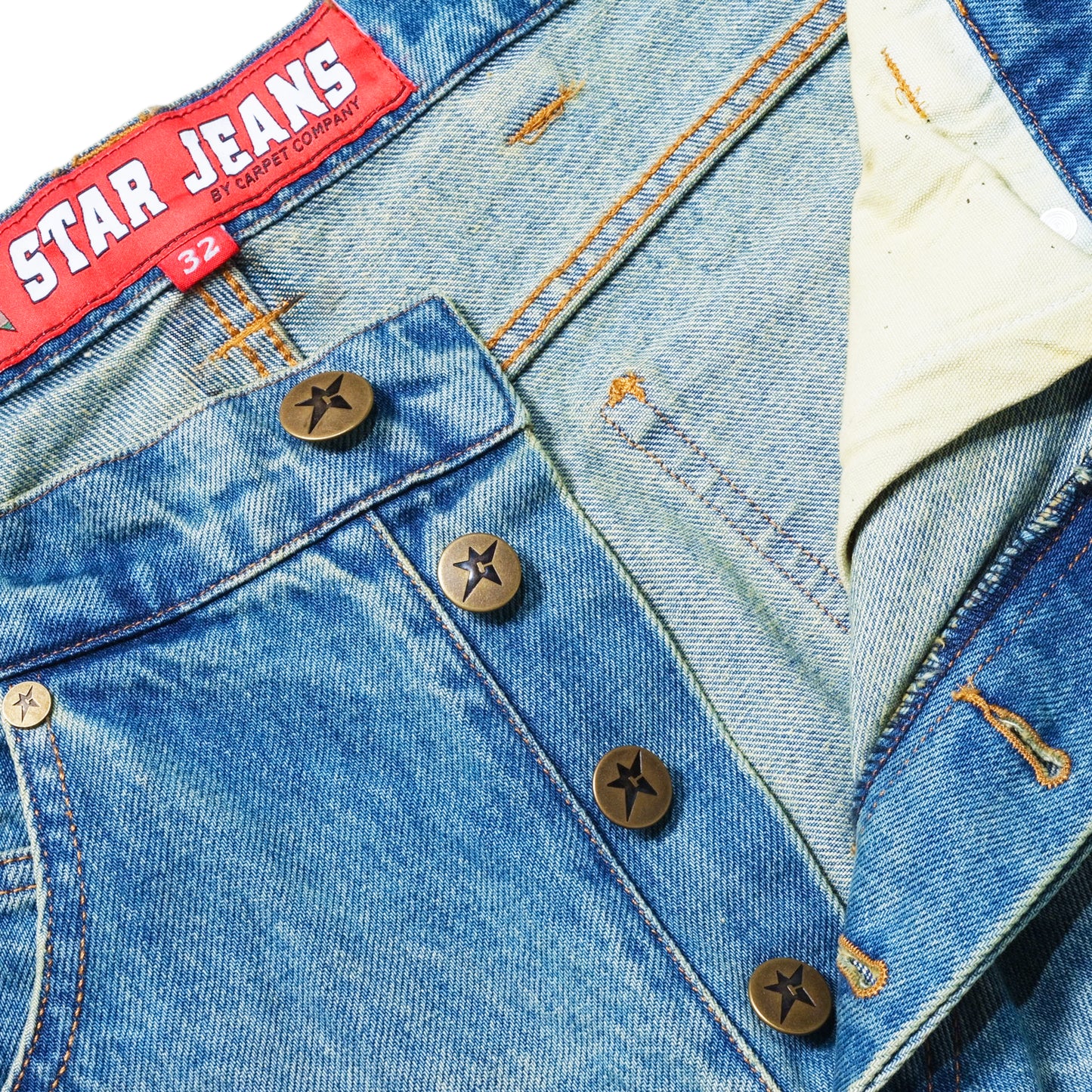 Faded C-Star Denim Shorts