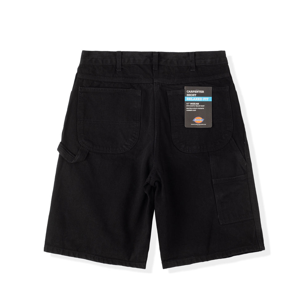 Dickies Carpenter Denim Shorts Rinsed Black Beyond Skate