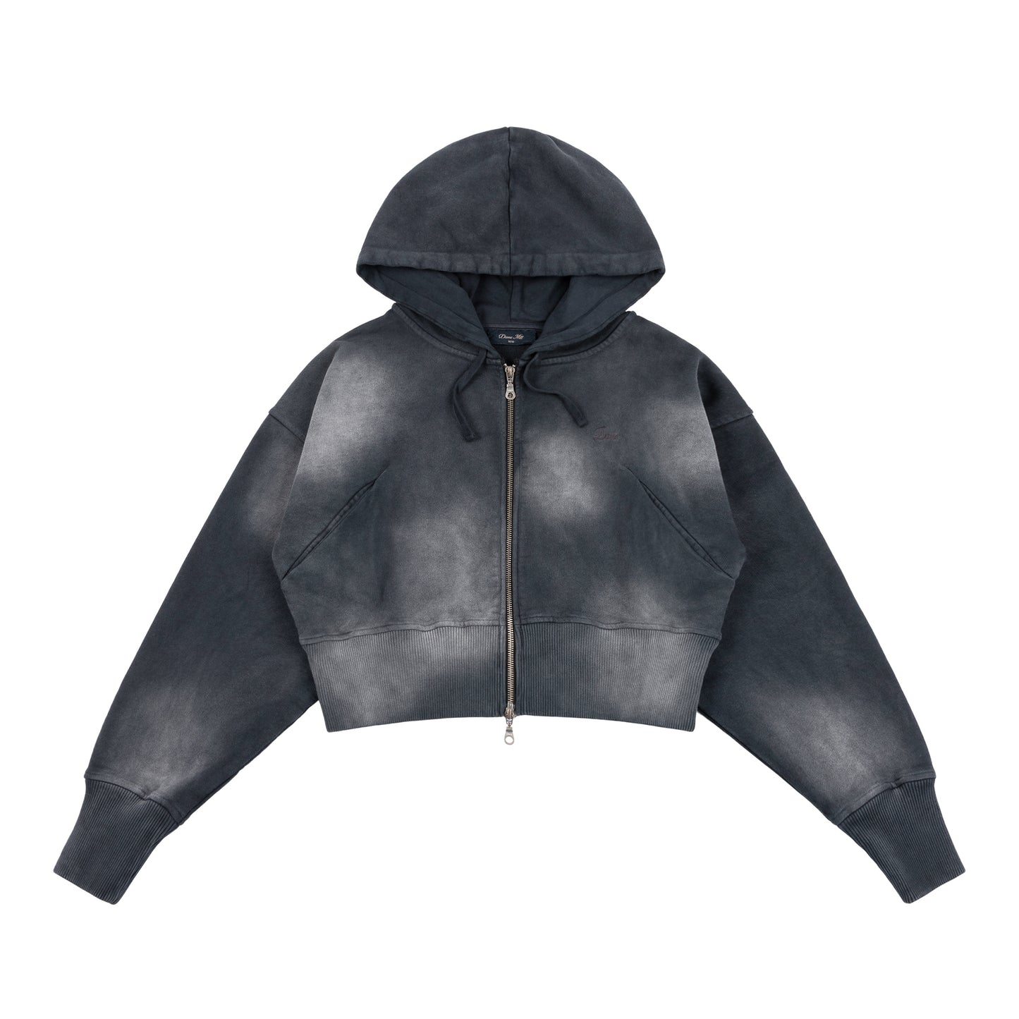 Cropped Zip Hoodie