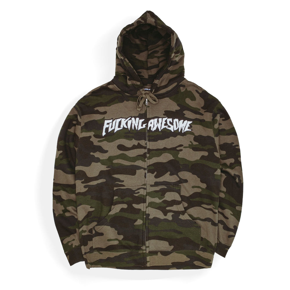 Zip hoodie camo sales