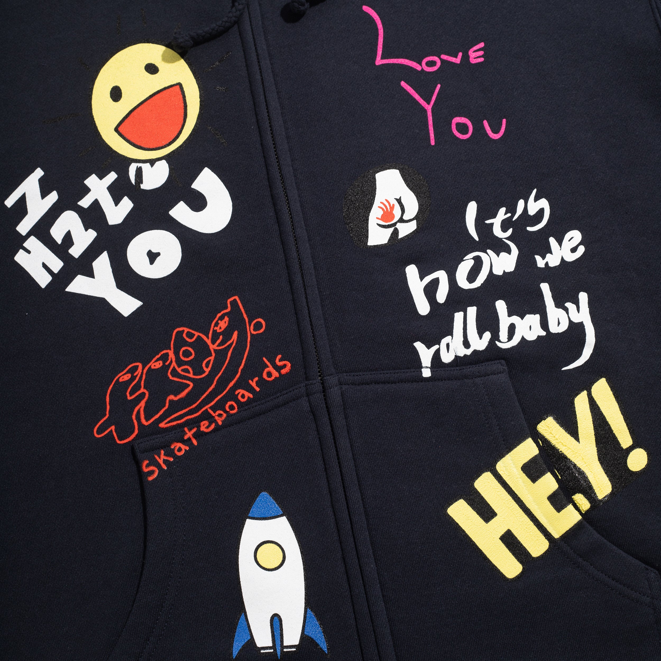 Frog Love / Hate Zip Hood – Beyond Skate