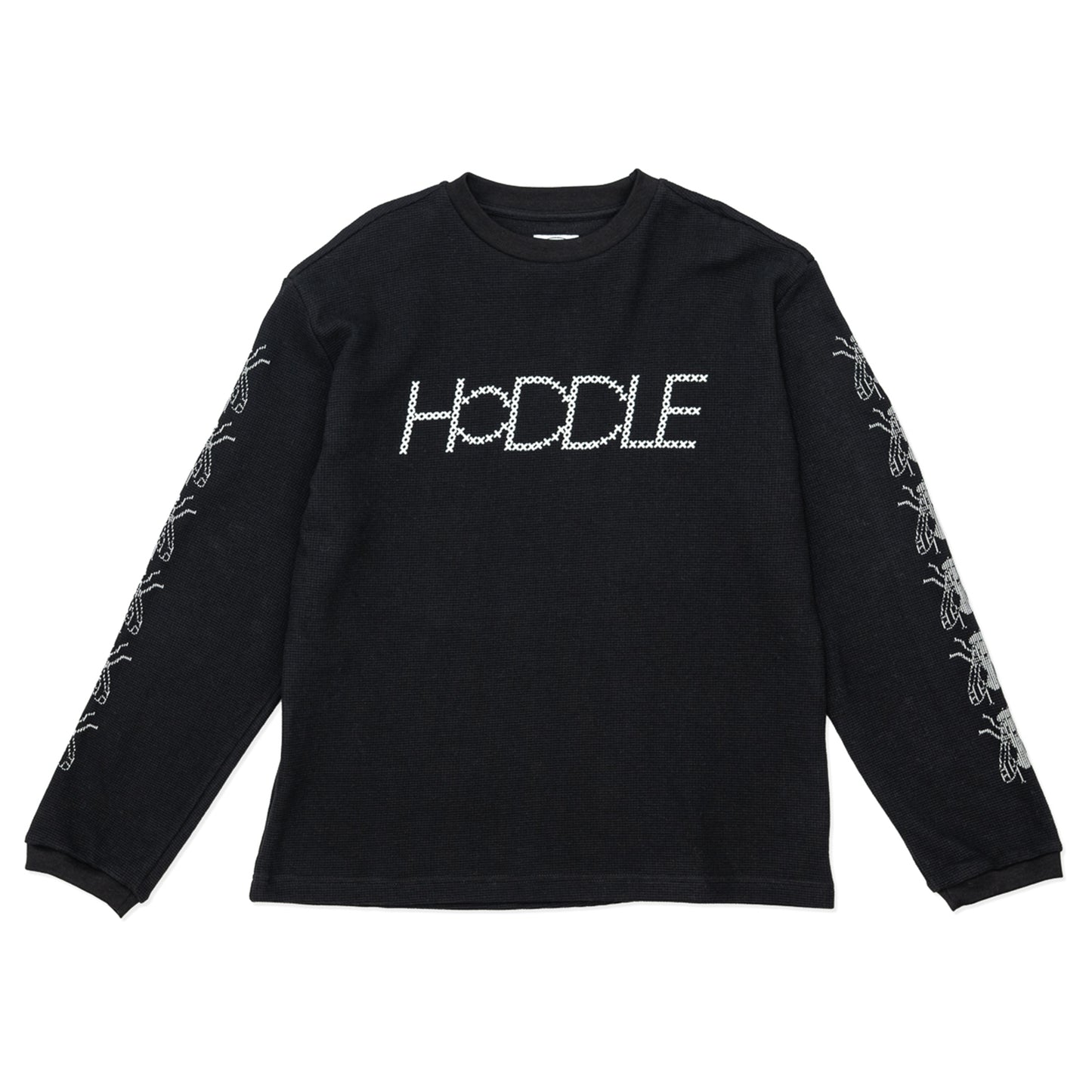 Long Sleeve Waffle Knit T-Shirt