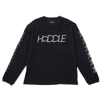 Long Sleeve Waffle Knit T-Shirt