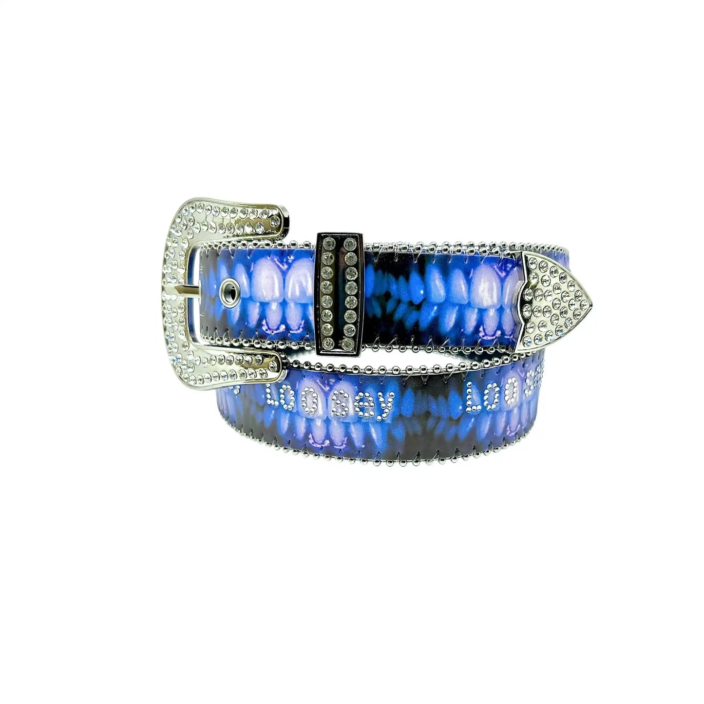 Pearly Whites Rhinestone Belt