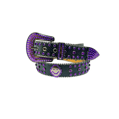 Smile Rhinestone Belt