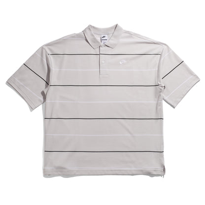 Club Oversized Striped Polo Shirt