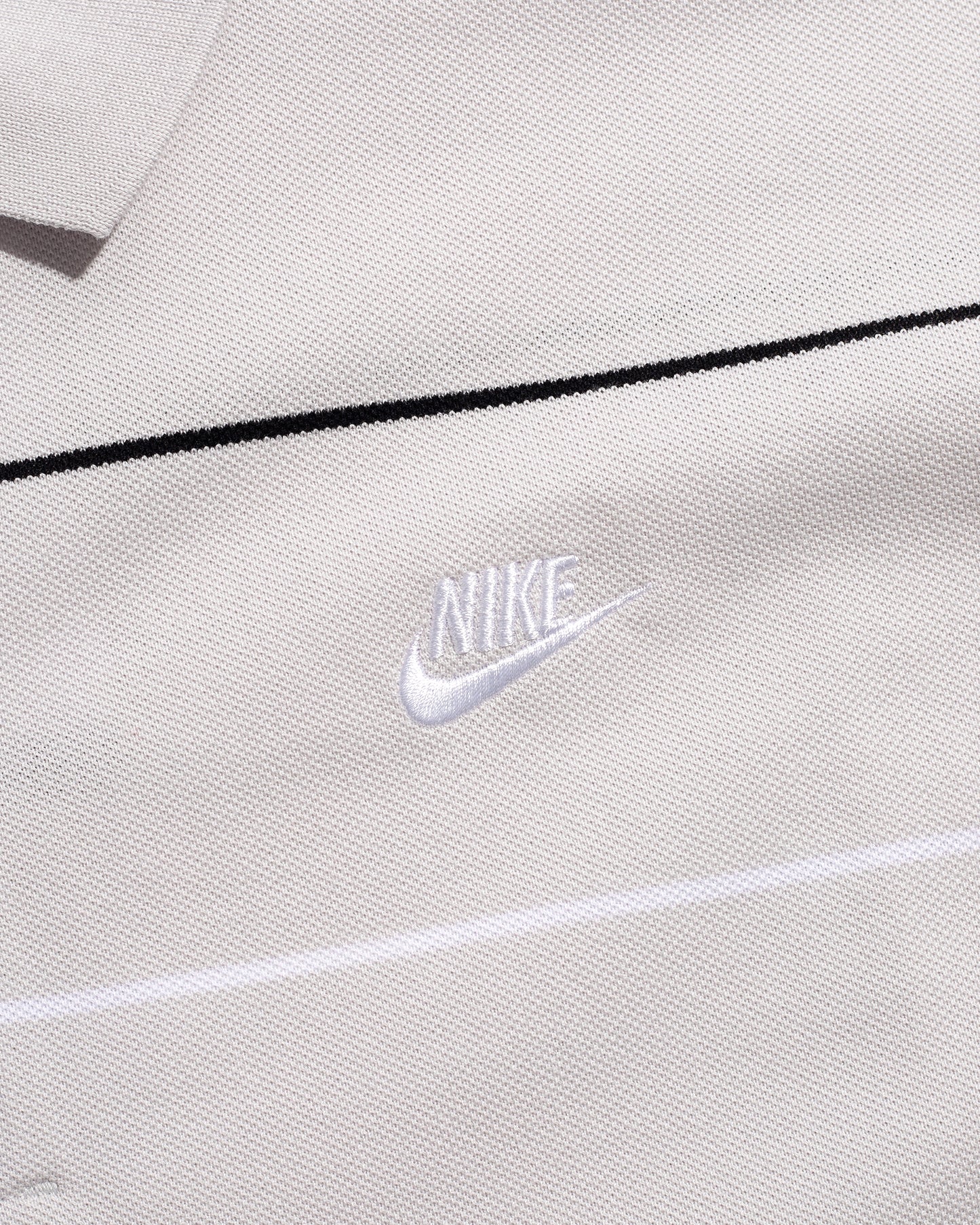 Club Oversized Striped Polo Shirt