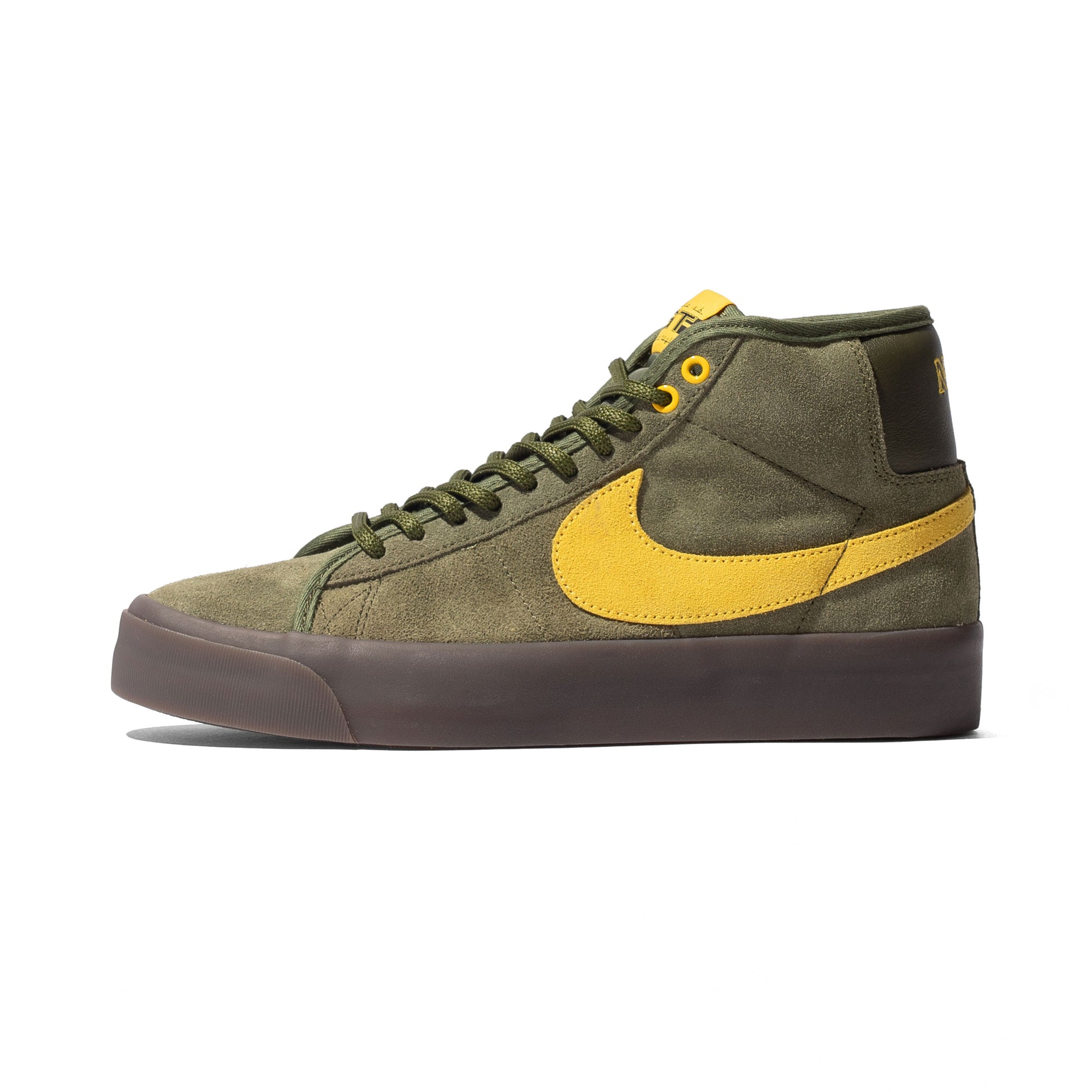 Nike SB Zoom Blazer Mid x Anti Hero QS Rough Green Amarillo Rough Green Beyond Skate