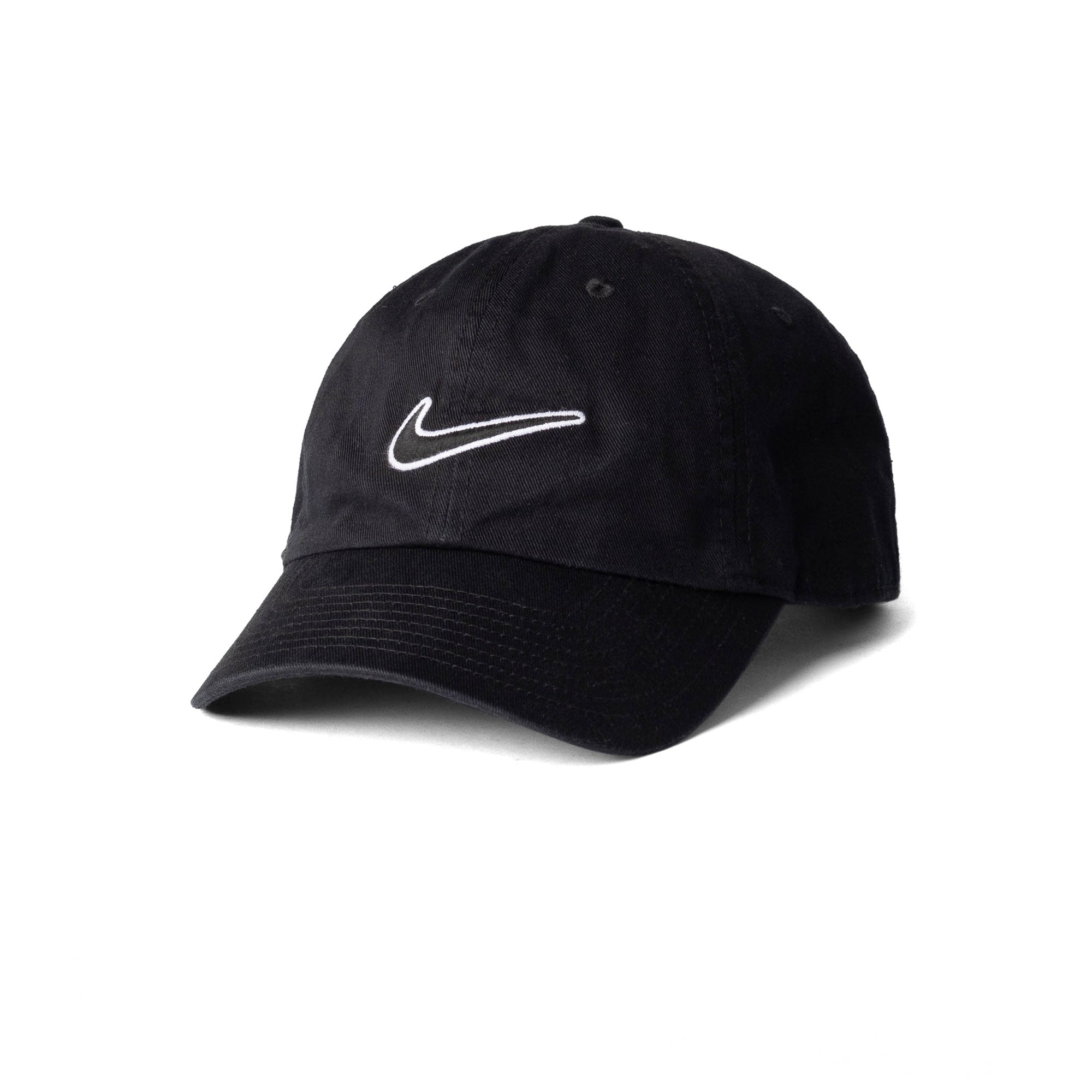 Nike Club Unstructured Swoosh Cap Black Beyond Skate