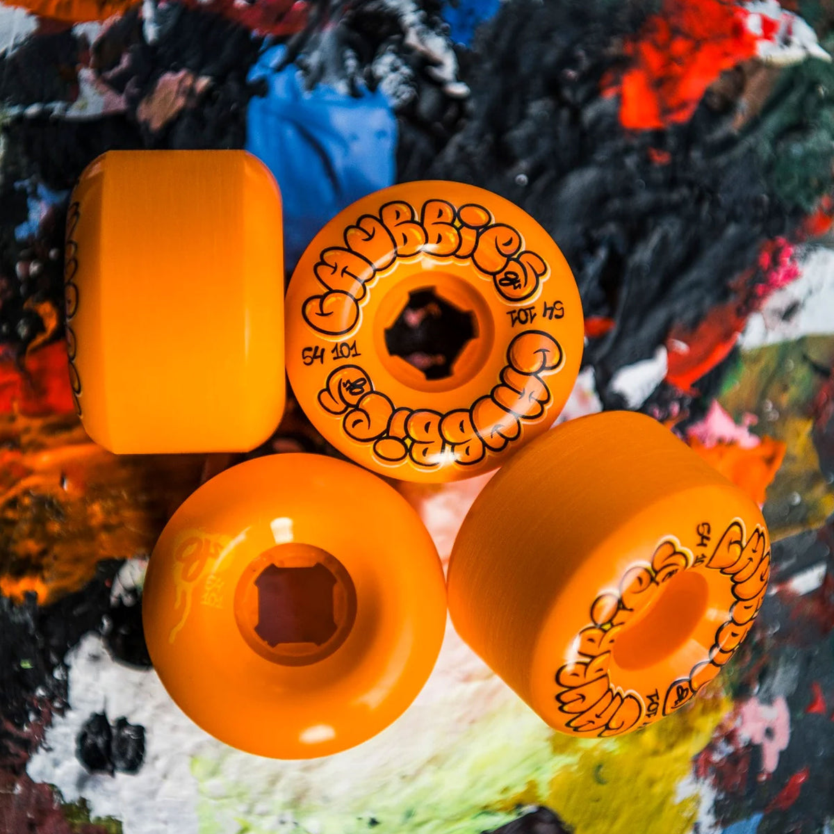 Chubbies Ojs Ojs Throw Up Chubbies Wheels - Citrus – Beyond Skate