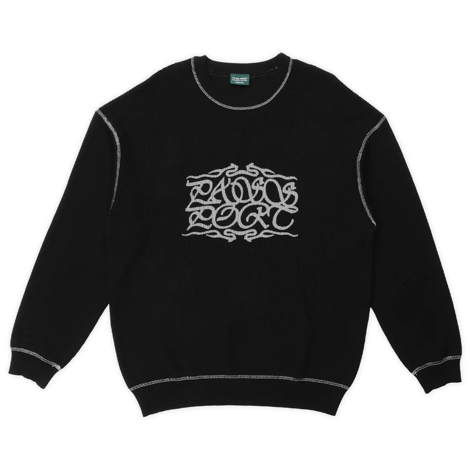 Calligraphy Knit Sweater