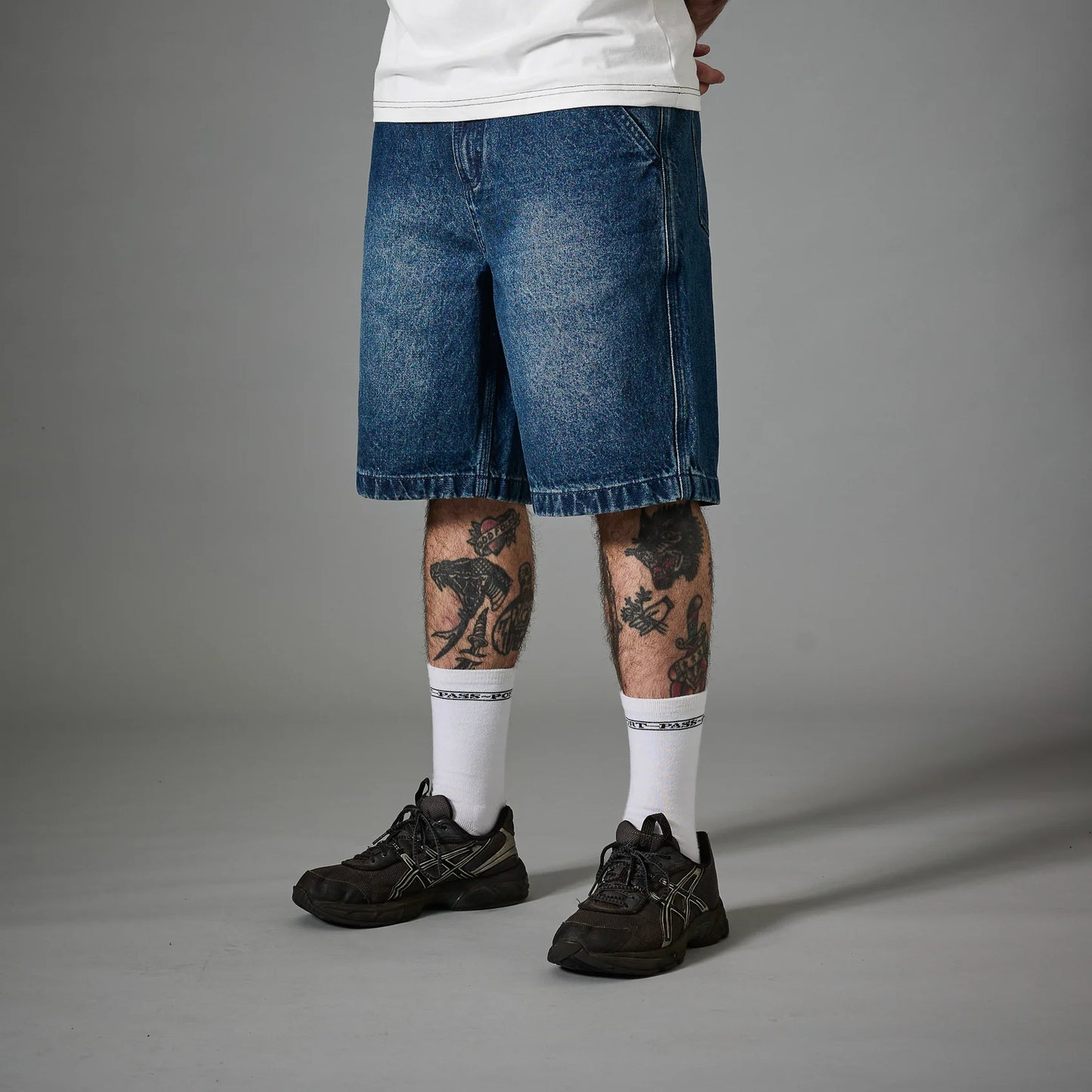 Washed Dark Indigo