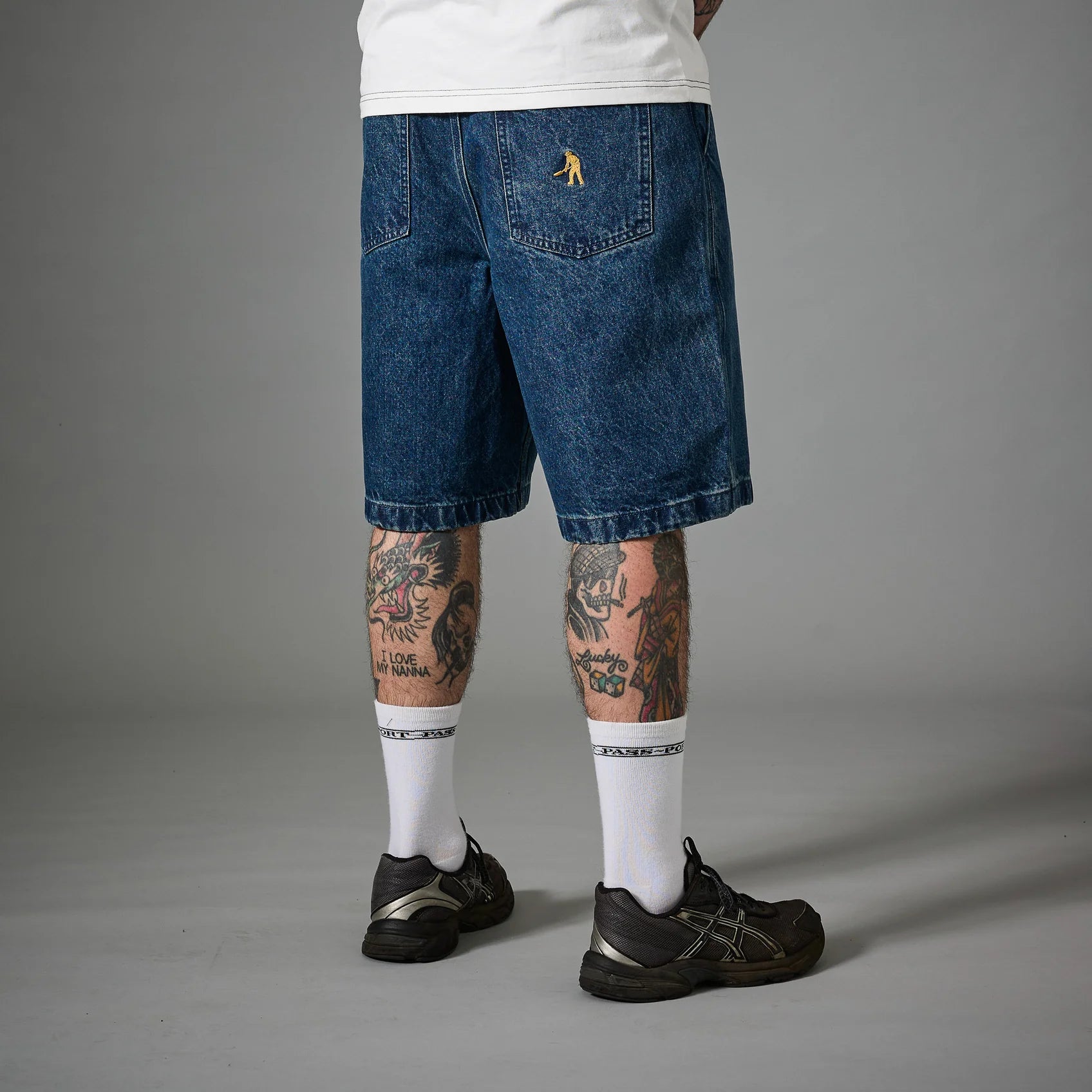Washed Dark Indigo