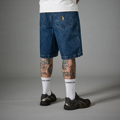 Washed Dark Indigo