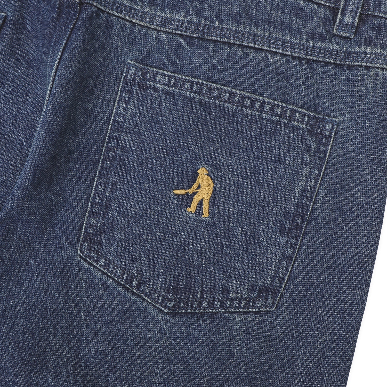 Washed Dark Indigo