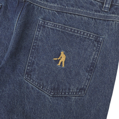 Washed Dark Indigo