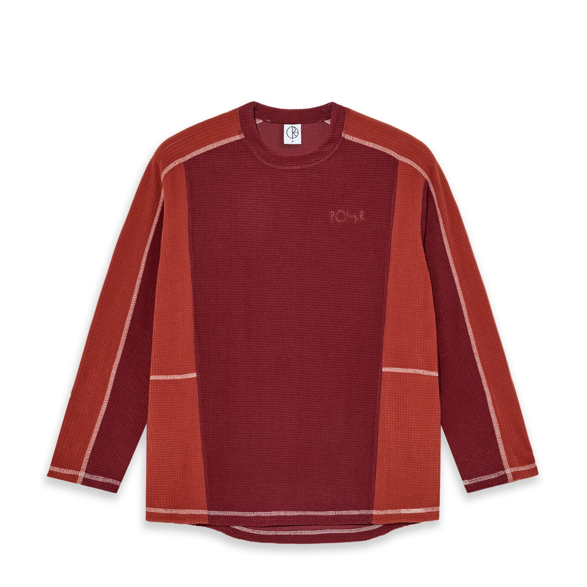 Grid Fleece Sweater