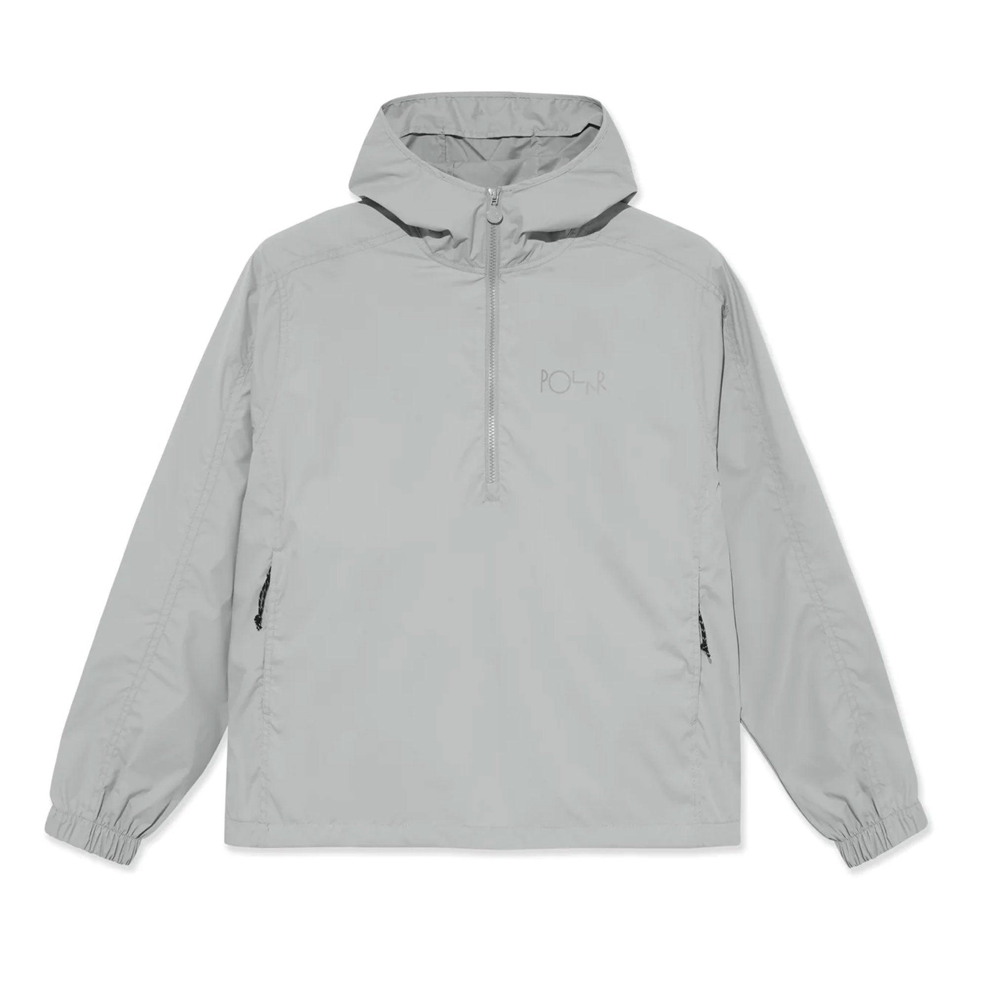 Polar Skate Co Packable Anorak Jacket Silver Beyond Skate