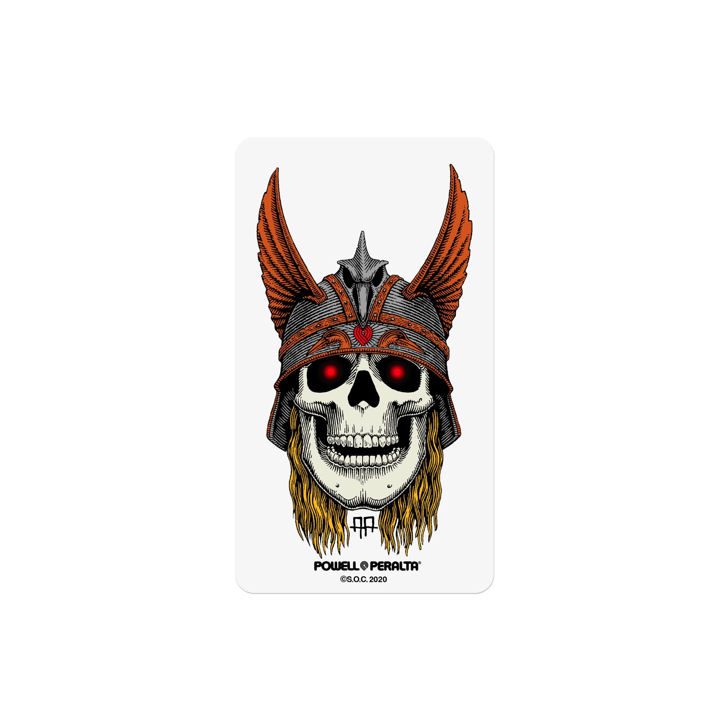 Andy Anderson Skull Sticker