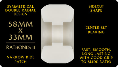 Dragons Symmetrical 95A Ratbone Wheels