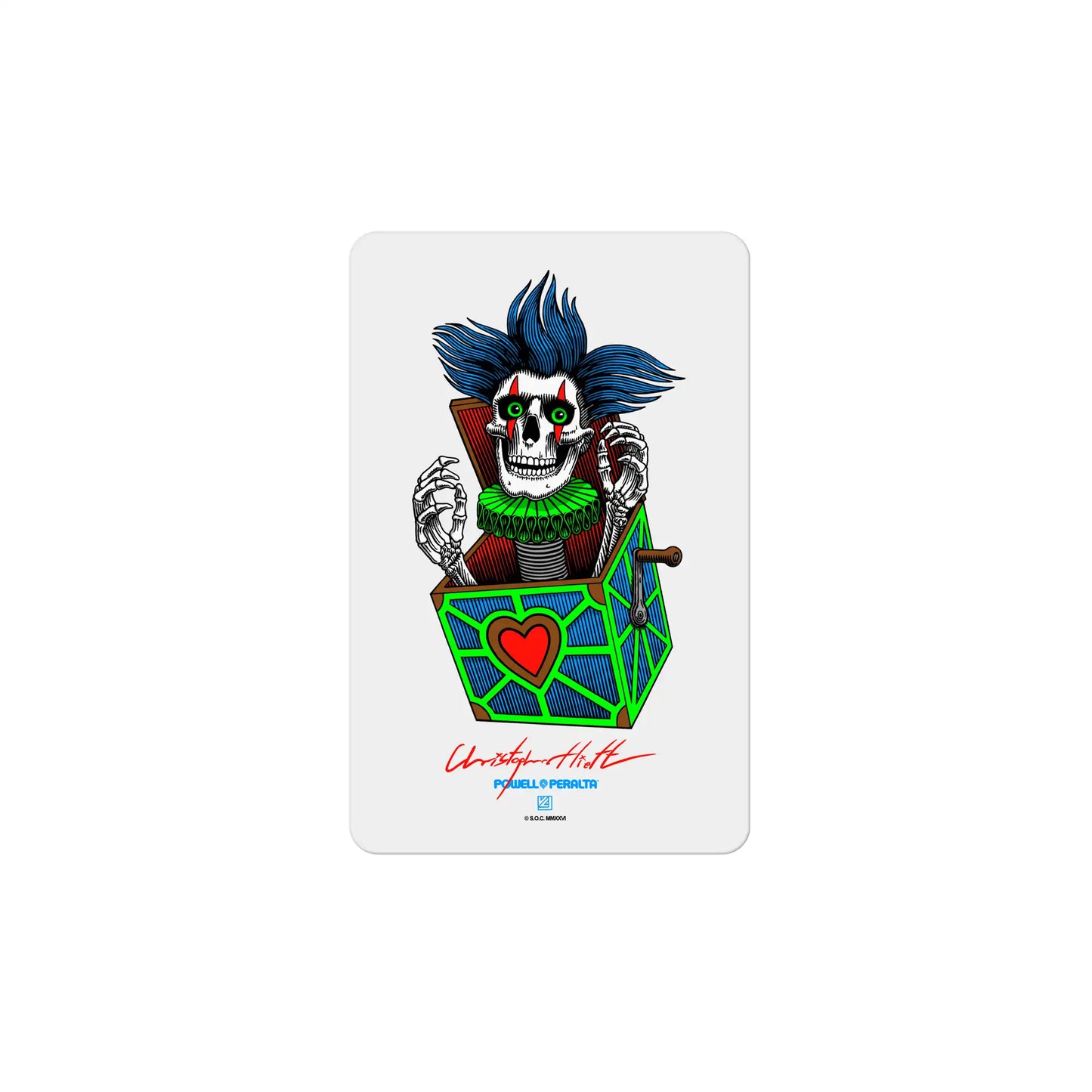 Hiett Skull Sticker