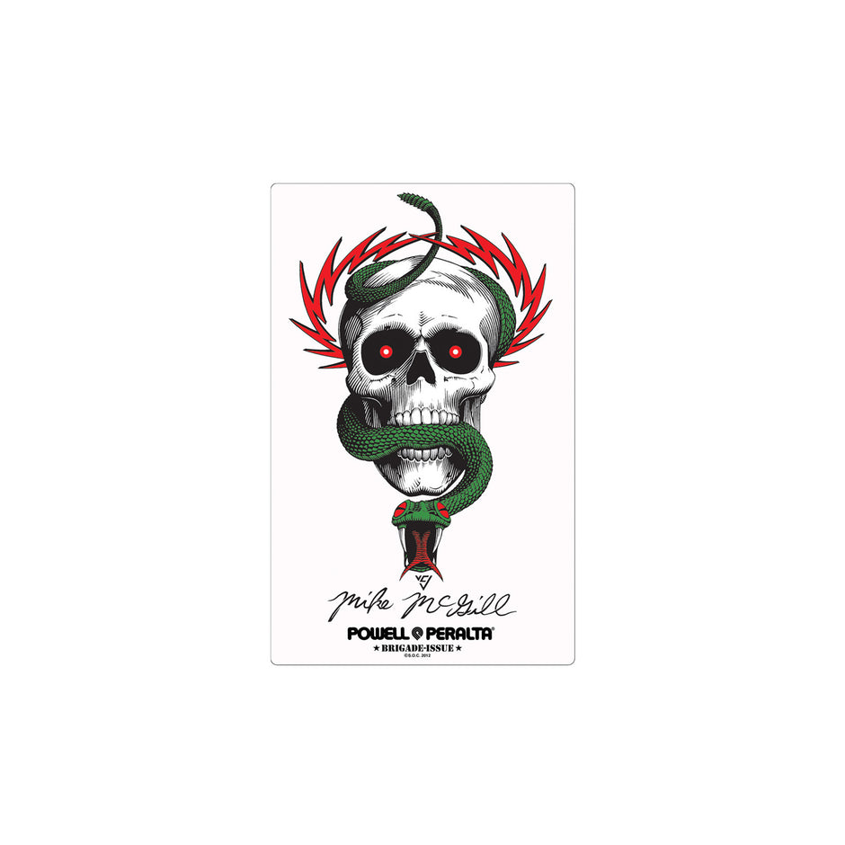 McGill Skull And Snake Sticker
