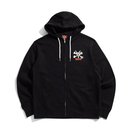 Rat Bones Zip Hoodie