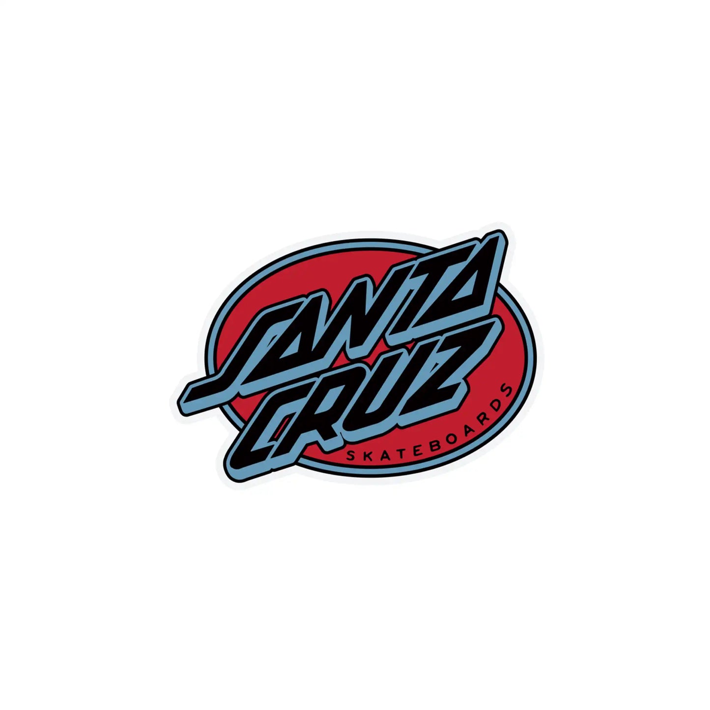 Oval Outline Sticker