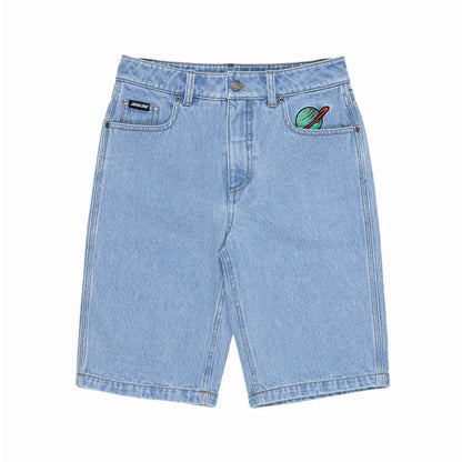 Space Rocket Stack Jean Shorts (Youth)