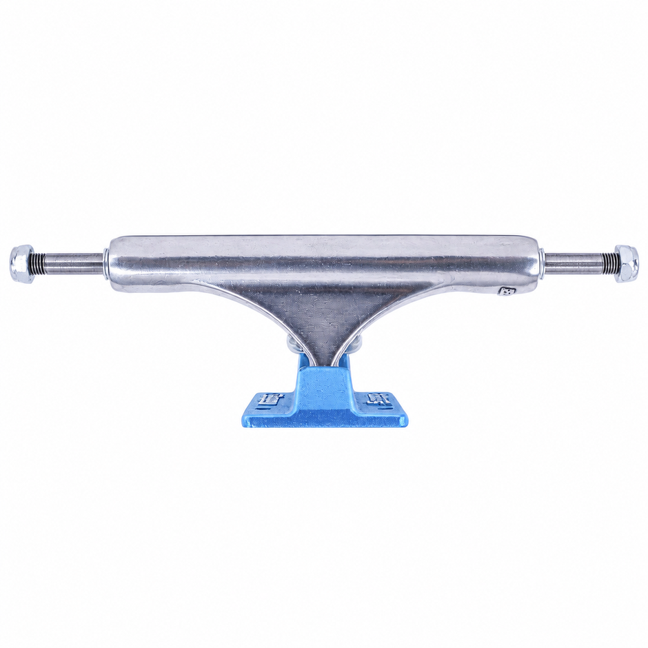 Slappy ST1 Hollow Light truck with powder-blue baseplate — upright view