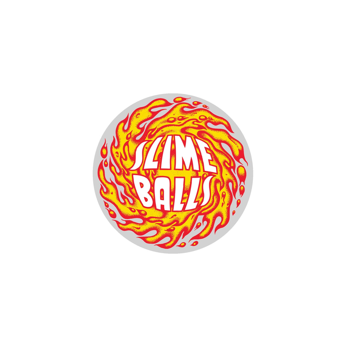 Slime Balls Logo Flame Sticker