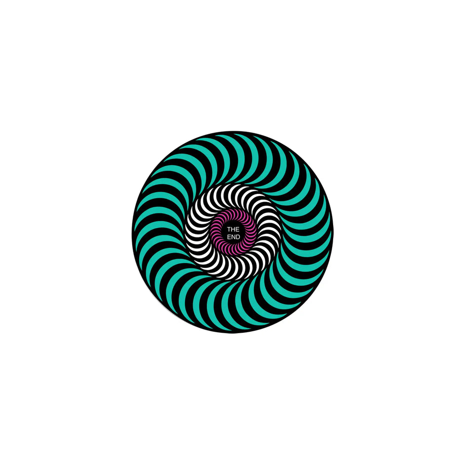Tri-Colour Swirl Sticker